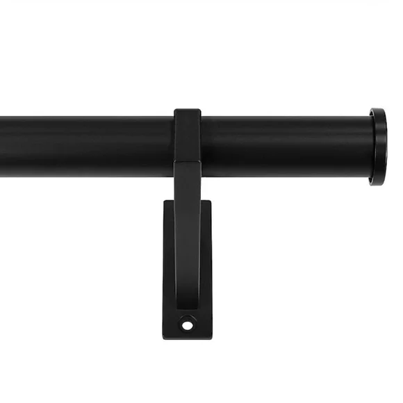 Hradecti Black Curtain Rod Set - Picture 2 of 4